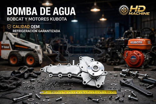 BOMBA DE AGUA BOBCAT Y MOTORES KUBOTA