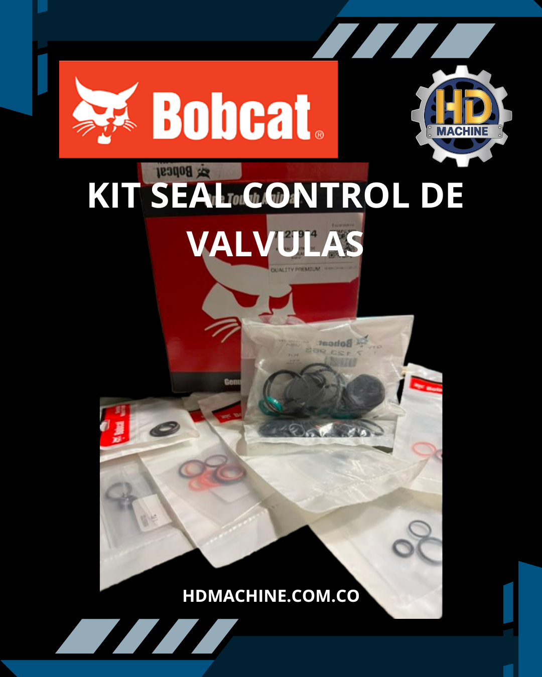 KIT SEAL BANCO DE VALVULAS BOBCAT