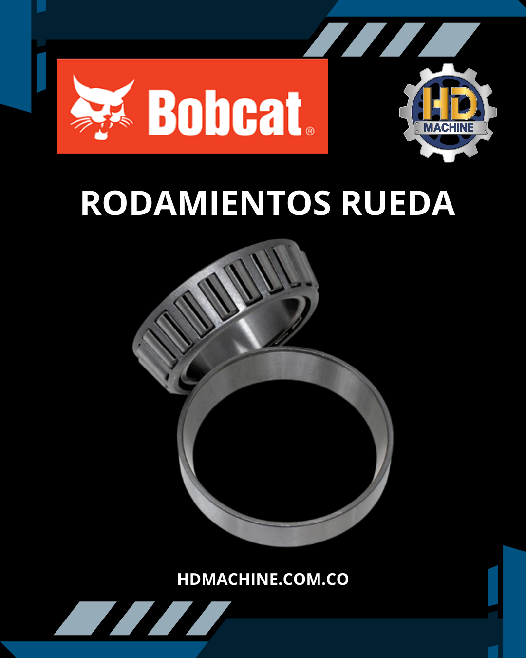 RODAMIENTO EJE RUEDA BOBCAT