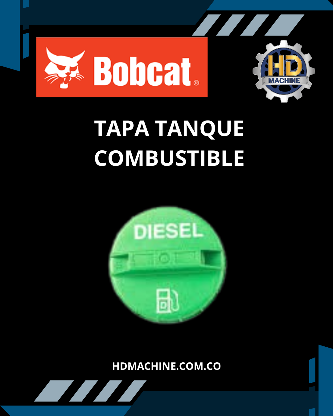 TAPA TANQUE COMBUSTIBLE BOBCAT